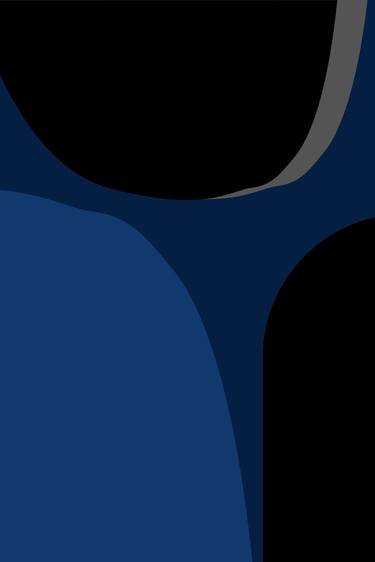 Blue Abstract Composition - Limited Edition of 10 thumb
