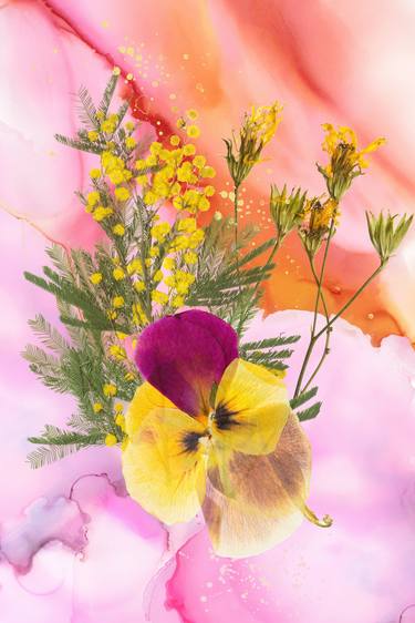 Print of Abstract Floral Digital by Mona Vayda