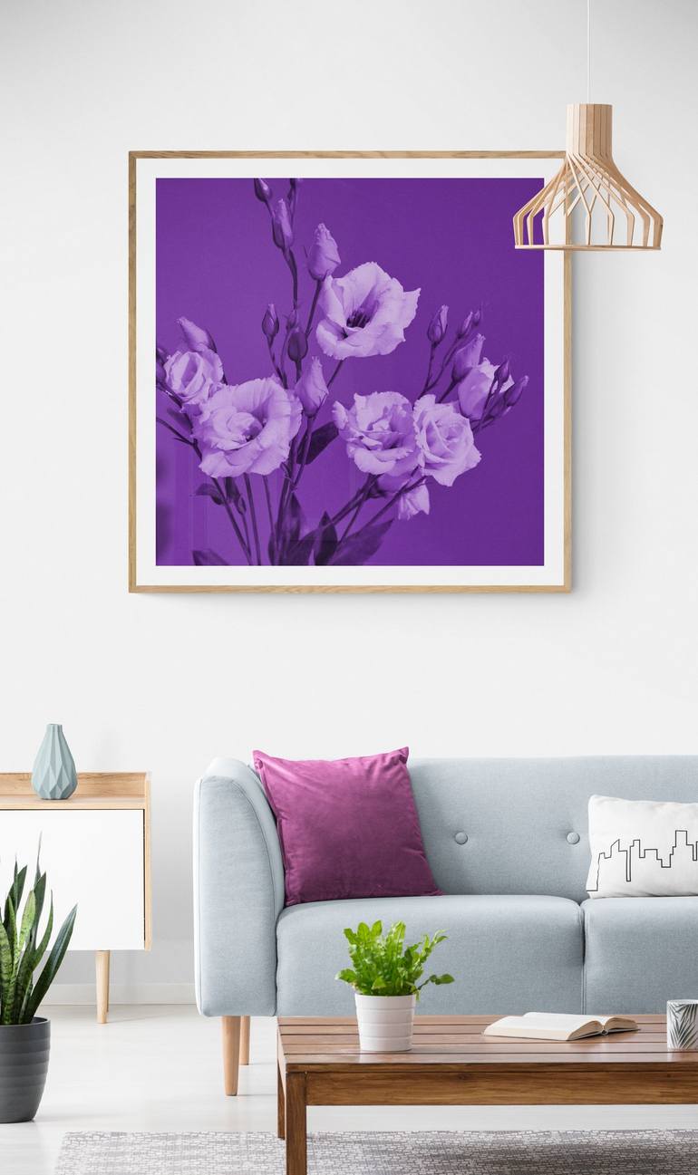 Original Abstract Floral Digital by Mona Vayda