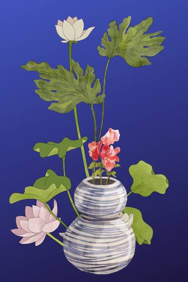 Print of Fine Art Floral Digital by Mona Vayda