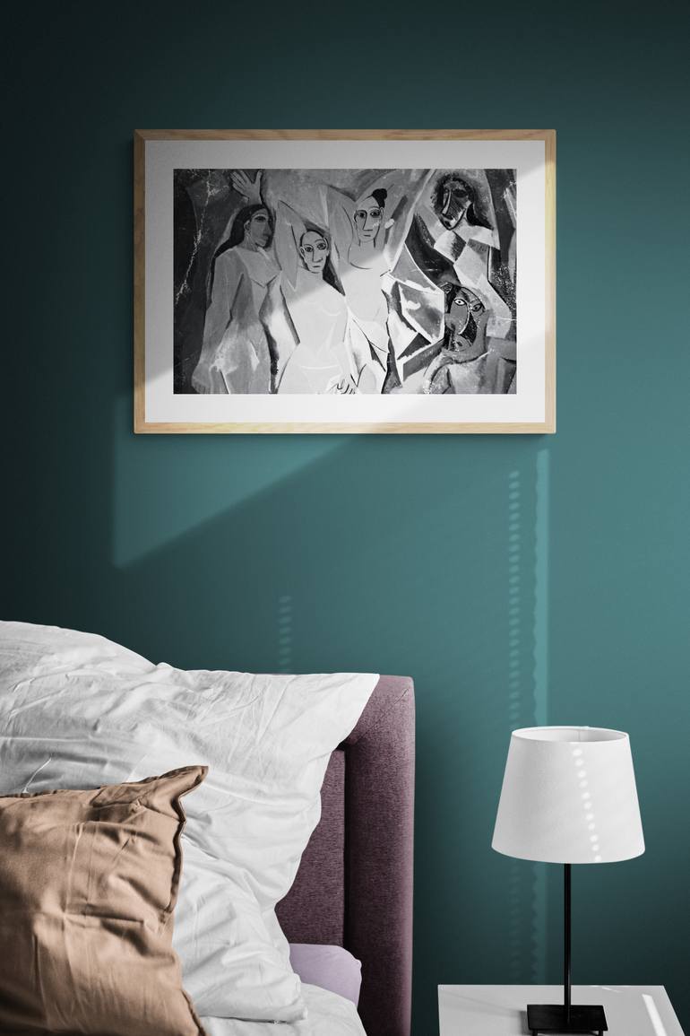 Original Abstract People Digital by Mona Vayda