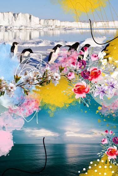 Print of Seascape Digital by Mona Vayda