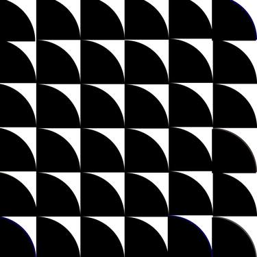 Print of Abstract Geometric Digital by Mona Vayda