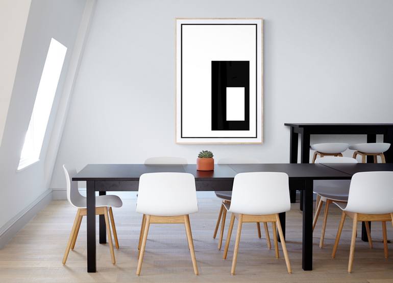 Original Abstract Geometric Digital by Mona Vayda