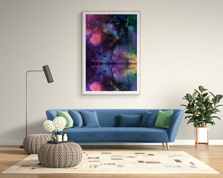 Original Abstract Digital by Mona Vayda