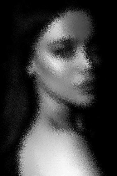 Original Abstract Portrait Digital by Mona Vayda