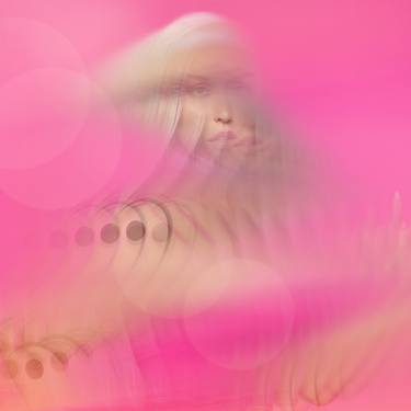 Original Abstract Portrait Digital by Mona Vayda