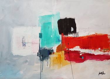 Original Modern Abstract Paintings by Judith Galiza