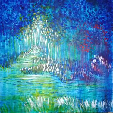 Original Impressionism Seasons Paintings by Melina Donati