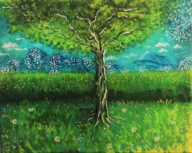 Original Tree Paintings by Melina Donati