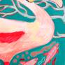 Roseate spoonbil/ red squirrel detail3