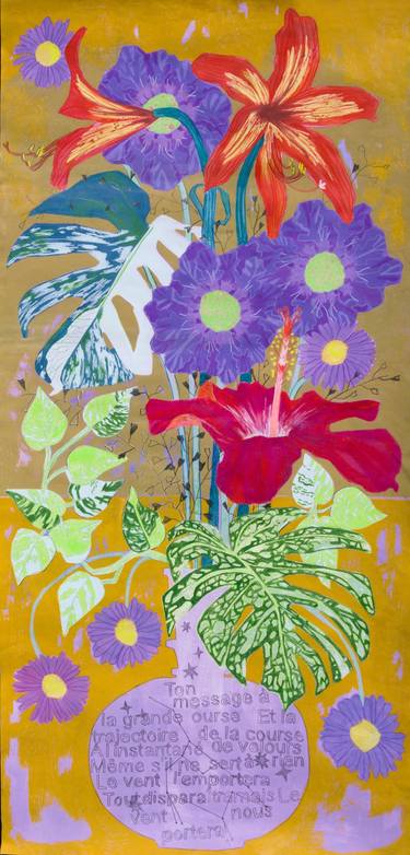 Original Floral Paintings by Malwina Jachimczak