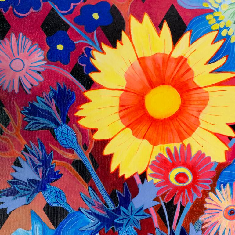 Original Contemporary Botanic Painting by Malwina Jachimczak