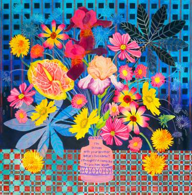 Original Contemporary Love Painting by Malwina Jachimczak