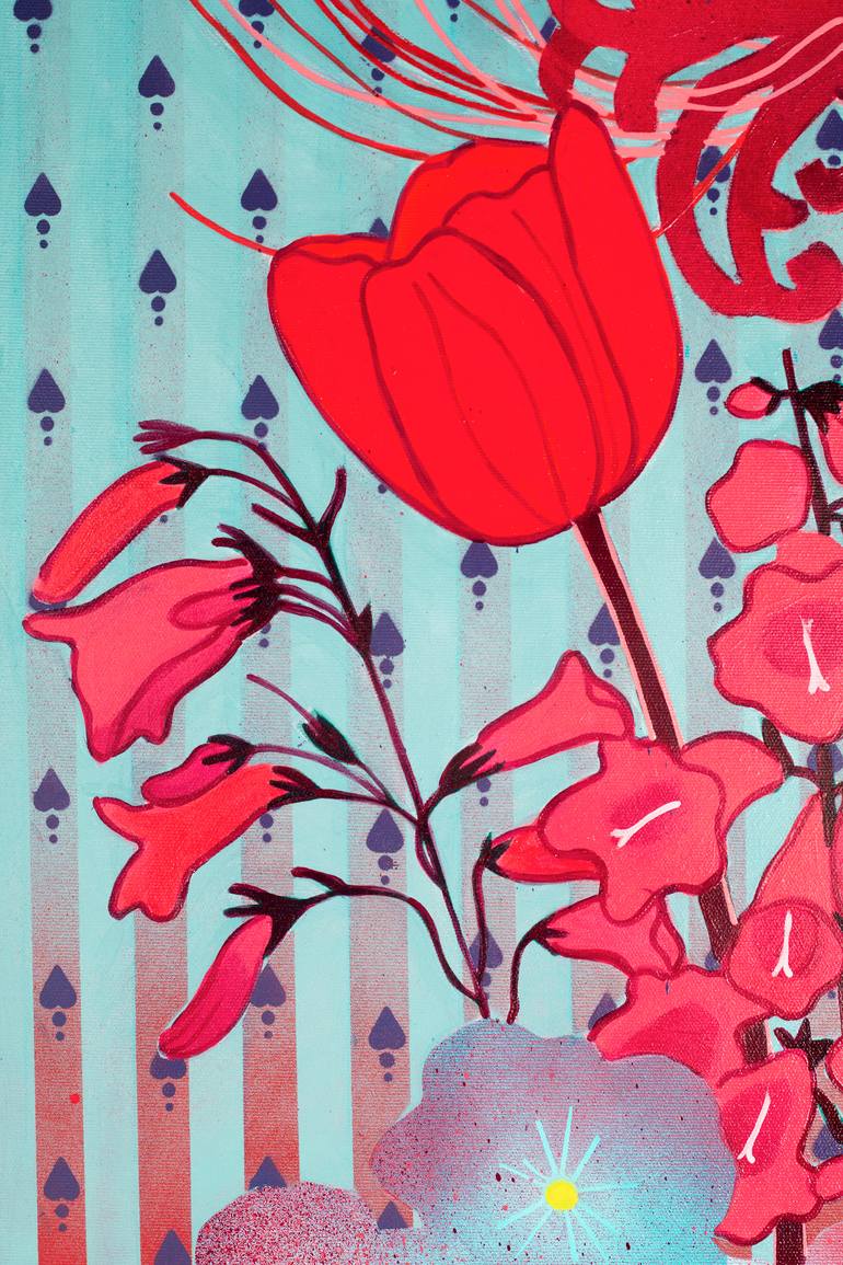 Original Contemporary Floral Painting by Malwina Jachimczak