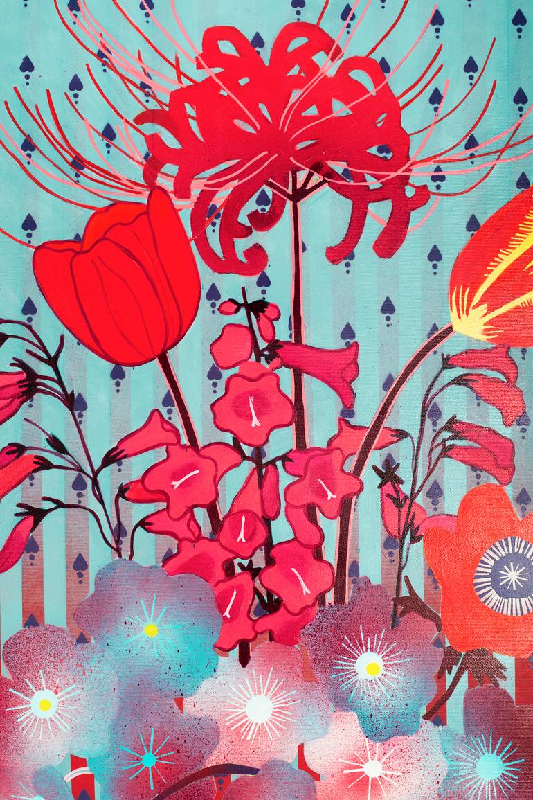 Original Contemporary Floral Painting by Malwina Jachimczak