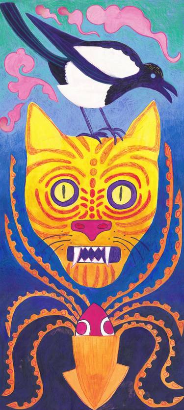 Cat Mask - Paintable - Humboldt Haberdashery