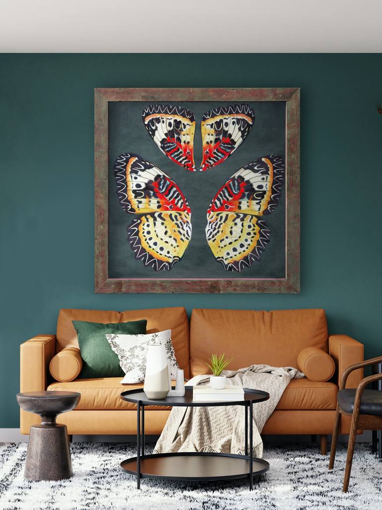 Original Abstract Animal Painting by Malwina Jachimczak