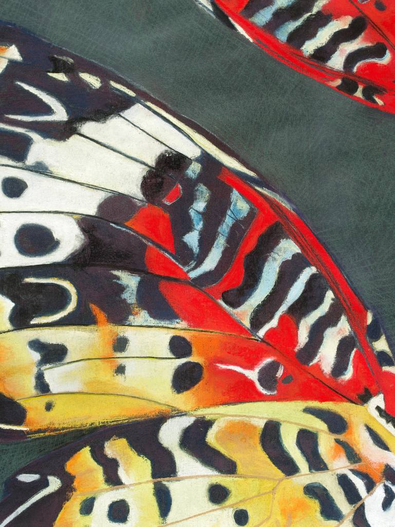 Original Abstract Animal Painting by Malwina Jachimczak