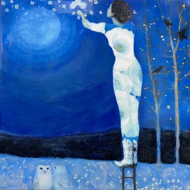 Original Contemporary Classical Mythology Mixed Media by Somnmigratory Studio