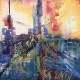 The Town in the sunshine by Breton-phan Thuan