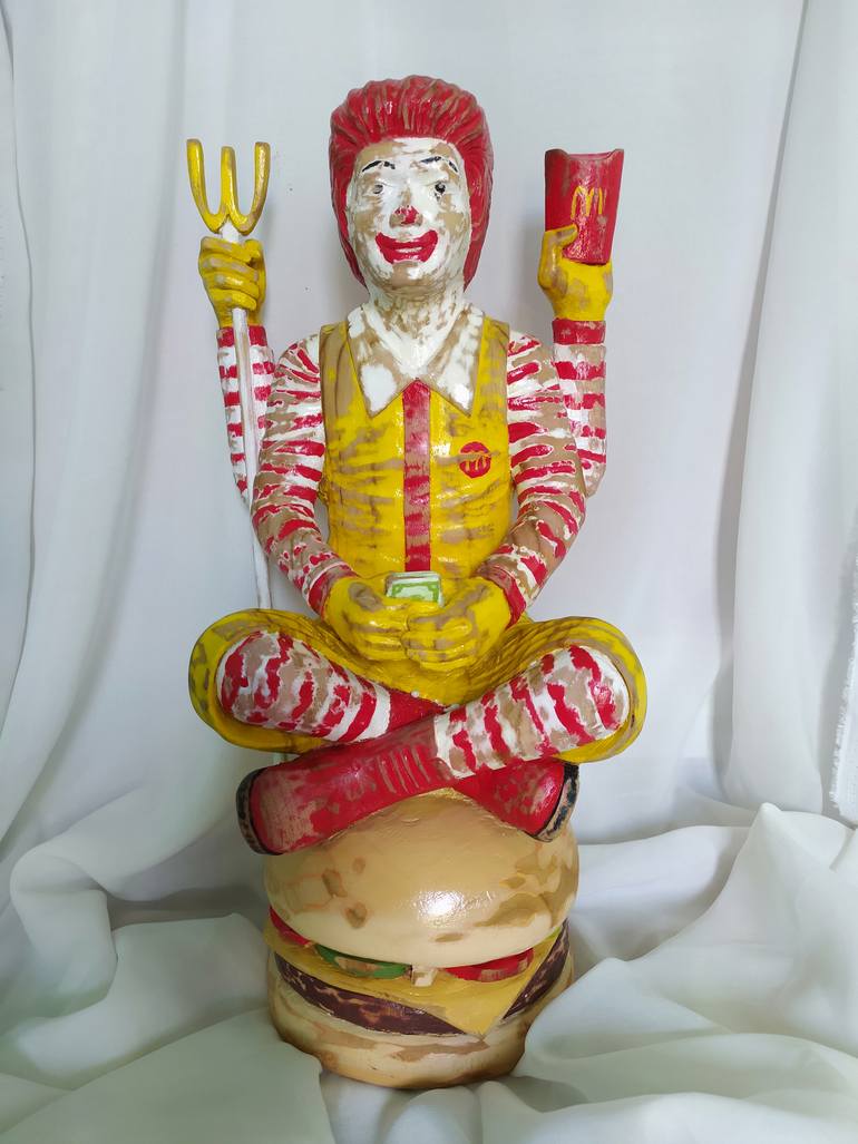 Original Pop Art Pop Culture/Celebrity Sculpture by Singgih Prio Wicaksono