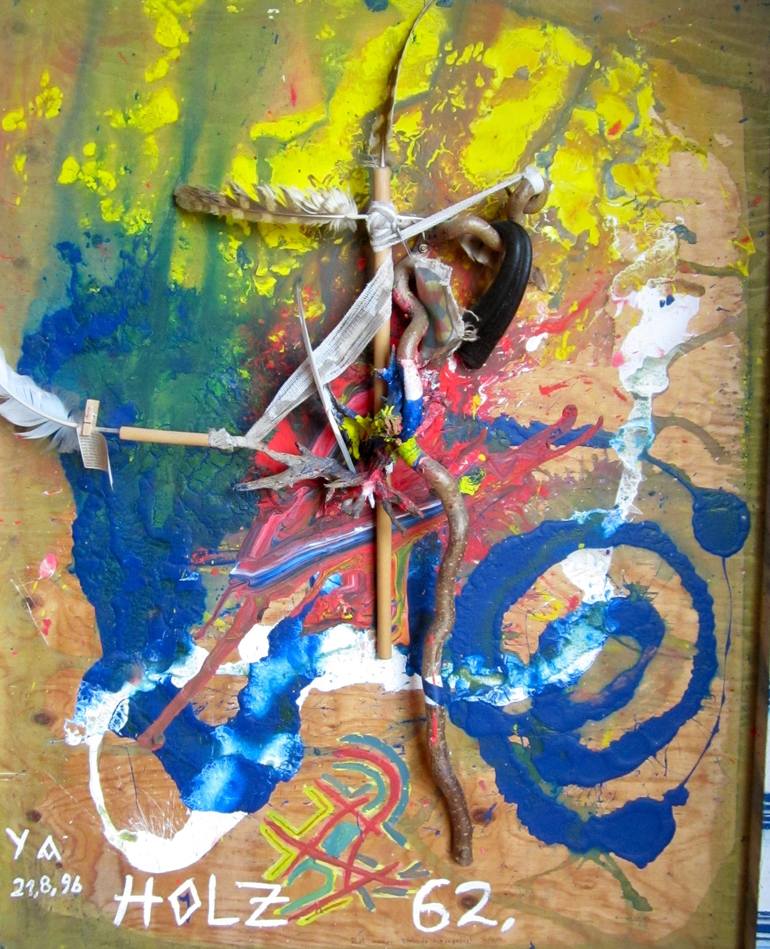 Print of Abstract Calligraphy Installation by Adolf Seeburger