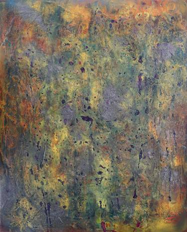 Original Abstract Expressionism Abstract Painting by Claude Lessard