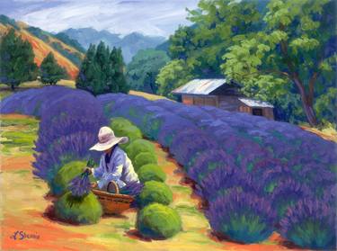 Lavender Harvest, Finney's Farm - Limited Edition 30 of 100 thumb