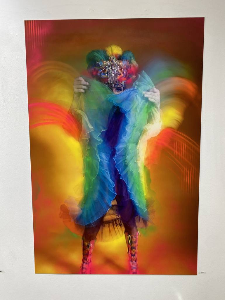 Original Street Art Portrait Mixed Media by Justus Becker   Cor