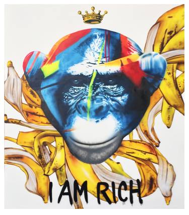 Saatchi Art Artist Justus Becker   COR; Paintings, “I am RICH” #art