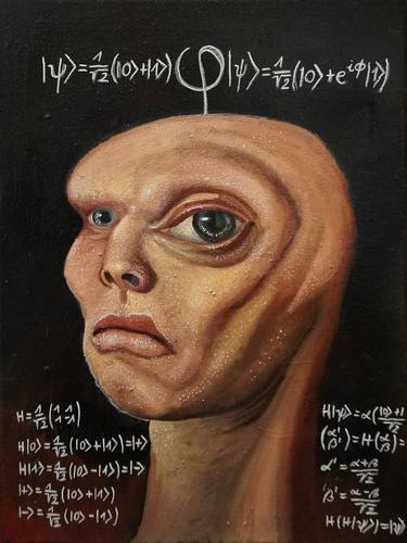 Original Dada Science/Technology Paintings by Paweł Batura