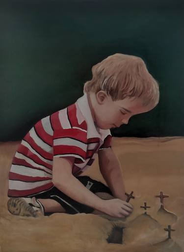 Original Realism Kids Paintings by Paweł Batura