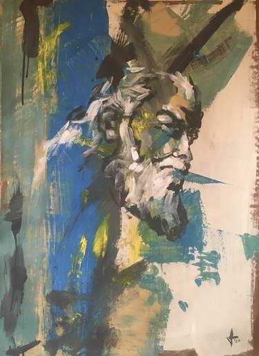 Original Abstract Portrait Paintings by Attila Bálint Tisch