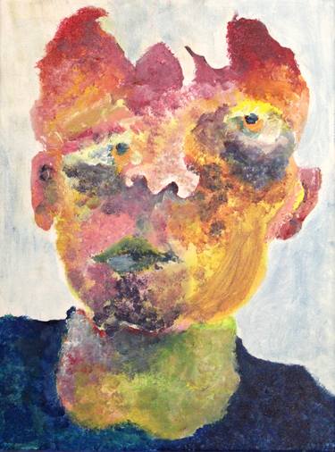 Original Abstract Portrait Painting by Jamie Young