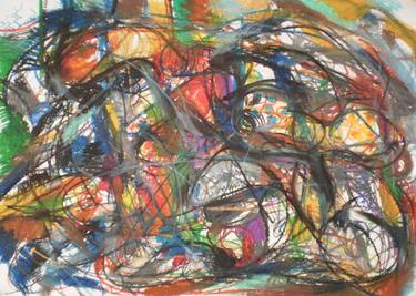 Print of Abstract Expressionism Abstract Paintings by Aram Simonyan
