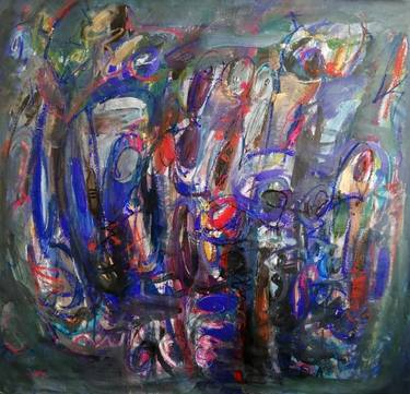 Original Abstract Expressionism Abstract Paintings by Aram Simonyan