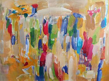 Print of Abstract Expressionism Abstract Paintings by Aram Simonyan