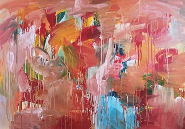 Original Abstract Expressionism Abstract Paintings by Aram Simonyan
