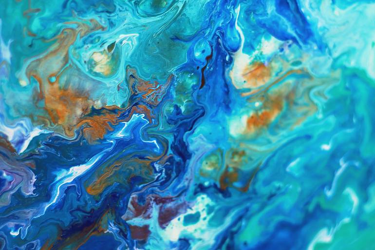 Original Abstract Expressionism Abstract Painting by Iryna Moroz