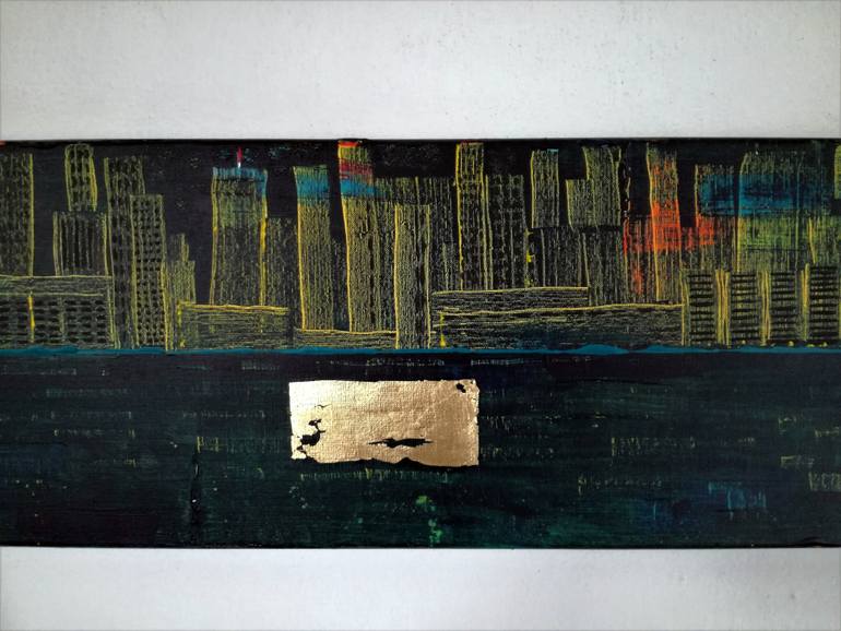 Original Modernism Abstract Painting by Jacqueline Mac Mootry-Everaert