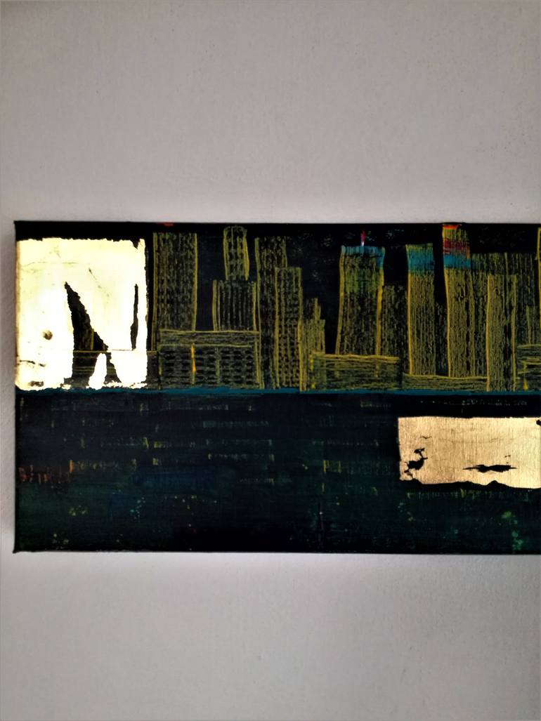 Original Modernism Abstract Painting by Jacqueline Mac Mootry-Everaert