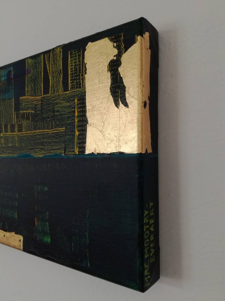 Original Modernism Abstract Painting by Jacqueline Mac Mootry-Everaert