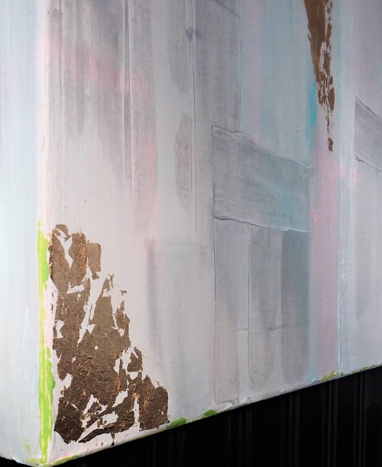 Original Minimalism Abstract Painting by Jacqueline Mac Mootry-Everaert