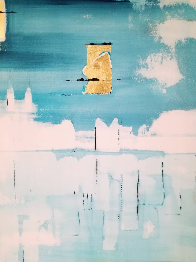 Original Abstract Painting by Jacqueline Mac Mootry-Everaert