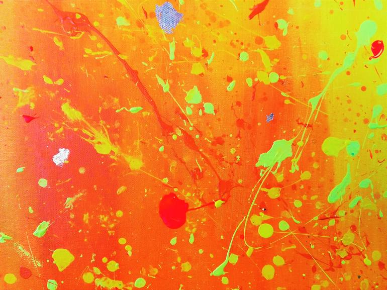 Original Abstract Painting by Jacqueline Mac Mootry-Everaert