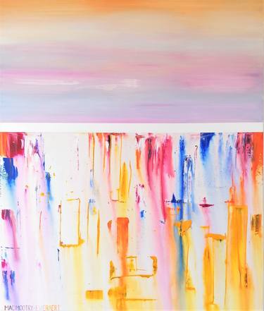 Original Abstract Paintings by Jacqueline Mac Mootry-Everaert