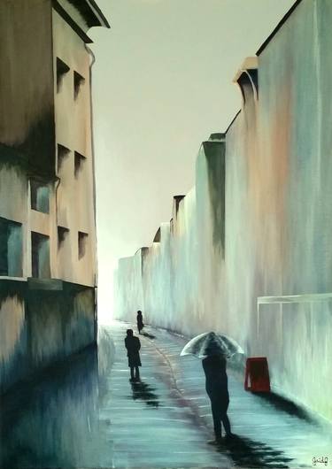 Original Impressionism Cities Paintings by Gaid Guillou