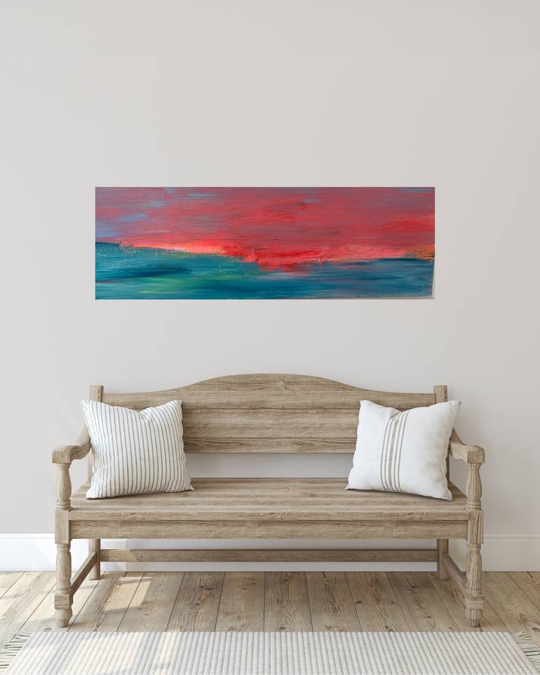 Original Abstract Expressionism Abstract Painting by Christine Hunt