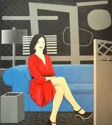 Print of Figurative Interiors Paintings by Arlindo Pintomeira